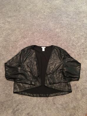 Cache' Black Sequin Shrug.