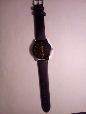 Men's Black Dress Watch
