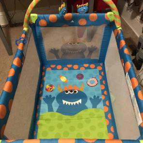 Pack and play, toddler sheet, chair