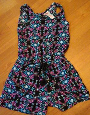 Justice (kid) floral romper