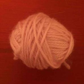 Pink yarn