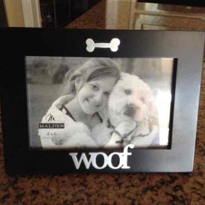 Free ship Dog picture frame
