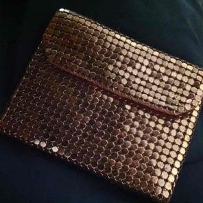 Vintage Whiting and Davis change purse