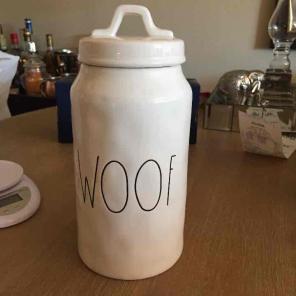 Rae Dunn Woof Canister