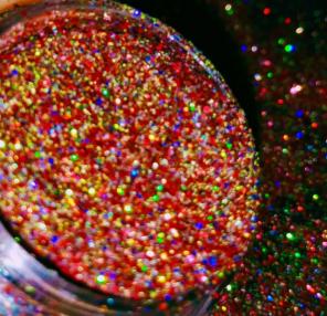 ' SUNSET GLITTER '. Cosmetic Glitter