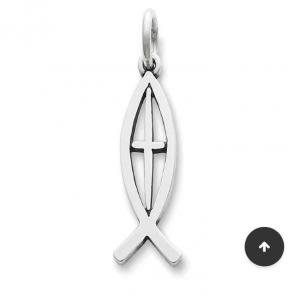 James Avery icthus cross charm