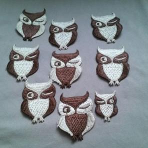 Owl patches 9 of them