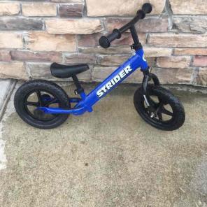 Strider bike-blue