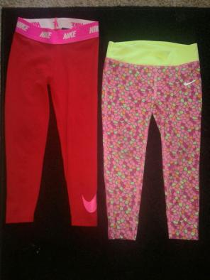 Girls 4xs nike tights bundle