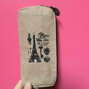 Elegant Parisian French Style Pencil Bag