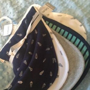 Carters baby boy bibs 4 pack nwt