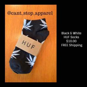 Black & White HUF Socks