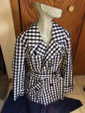 Relativity Plaid Raincoat