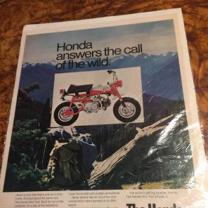 Honda Mini Trail Bike Ad