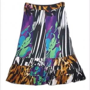 Alberto Makali Sz 10 Animal Print Skirt
