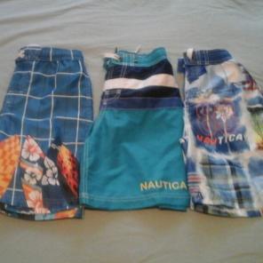3 pr boys swim trunks Nautica & iXtreme