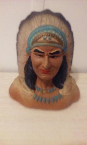 Hand made native American head