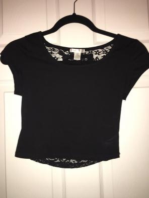 cute laced crop top