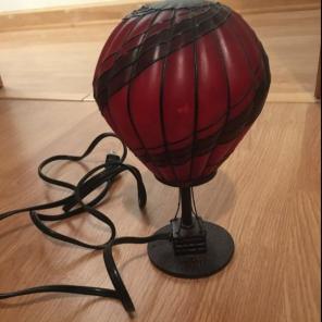 Blown Glass Hot Air Balloon Night Lamp