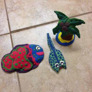 Adorable clay figurines