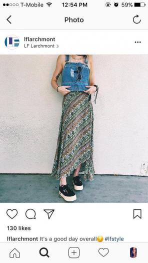 LF Boho Wrap Skirt