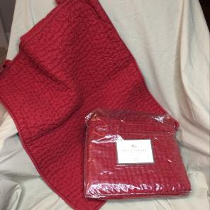 Pair Pottery Barn Standard Pillow Sham
