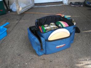 Nova deluxe disc bag without discs or 6