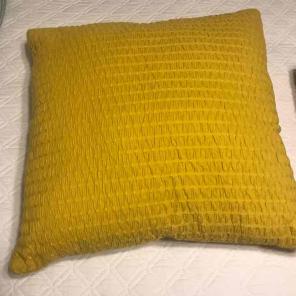 Yellow Throw Pillow