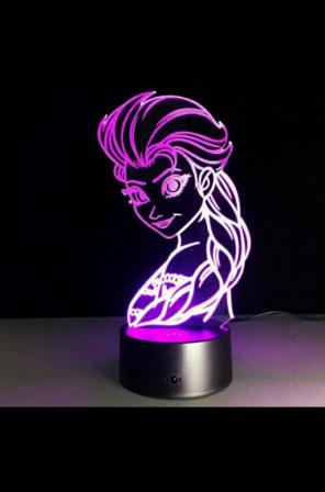 Elsa from Frozen night light