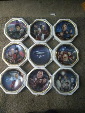 Star Wars Collector Plates - Set of 9