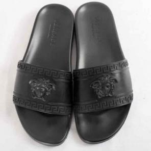Versace Men's medusa slides Black