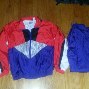 McGregor 80s track suit jacket pants LG