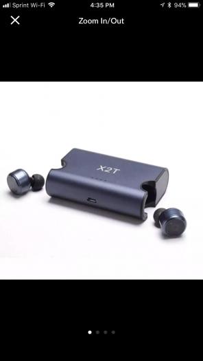 X2T Wireless Bluetooth Earbud w Charger