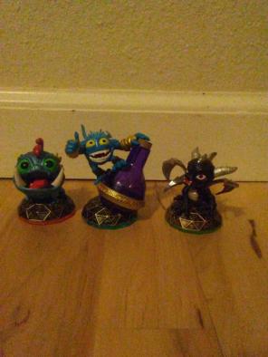 3 Skylanders magic type