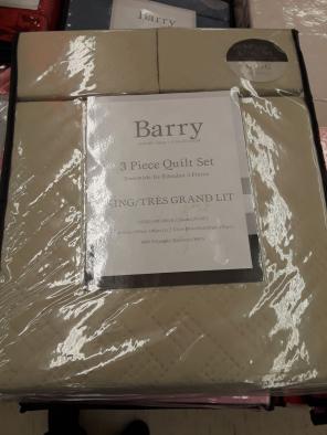 3 piece king size quilt set