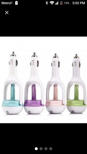 Electronic car freshener/vaporizer