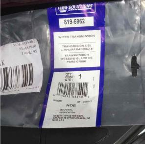 Wiper Transmission parts # 819-5962