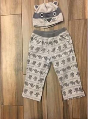 VGUC 18/24m Pants/Hat Set