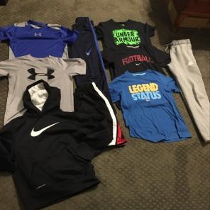Boys Nike Under Armour Athletic Lot M