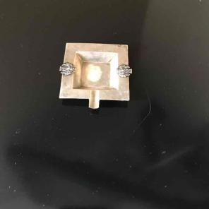 Mini silver ashtray