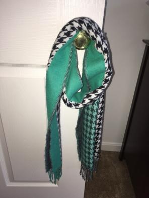 Green And Checkered Scarf