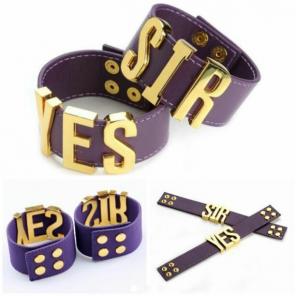 Harley Quinn Top Quality Yes Sir Cuffs