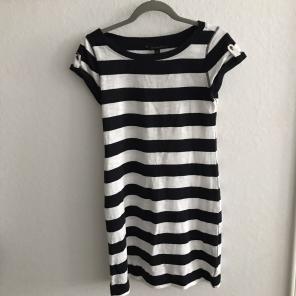 Blue And White Stripe Tshirt Dress