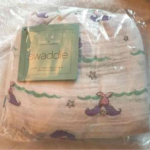New Aden Anais swaddle blanket mermaid