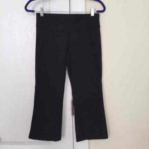Lululemon gather crop yoga pants