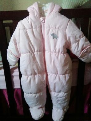 Baby girl snow suit