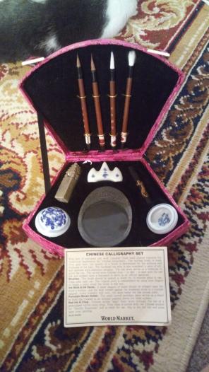 Vintage calligraphy set