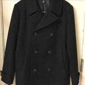 Black H&M peacoat