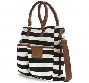 Black/White Diaper Bag