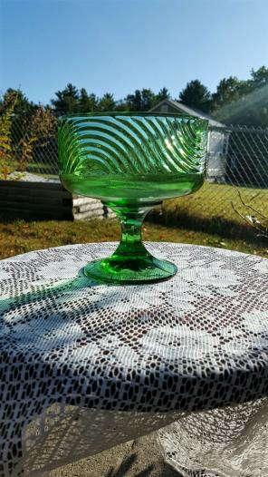 Vintage EO Brody Art Deco 138 green